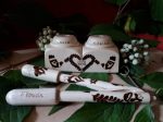   Esküvői aláíró toll - Asztali tartóval készített tollak - különleges ajándék esküvőre
