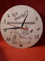   Nyugdíjas búcsúztatóra - egyedi falióra - Horgászok kedvére